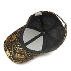 Abstract Graphic Print Baseball Cap Adjustable Curved Brim Urban Streetwear Fashion Hat