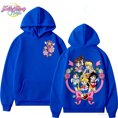 Anime Magical Streetwear Hoodie With Manga Inspired Graphic Artwork