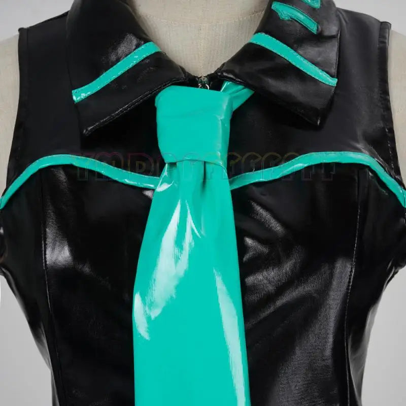 Women's Contemporary Layered Jacket and Skirt Costume Set with Long Wig and Fashion Accessories