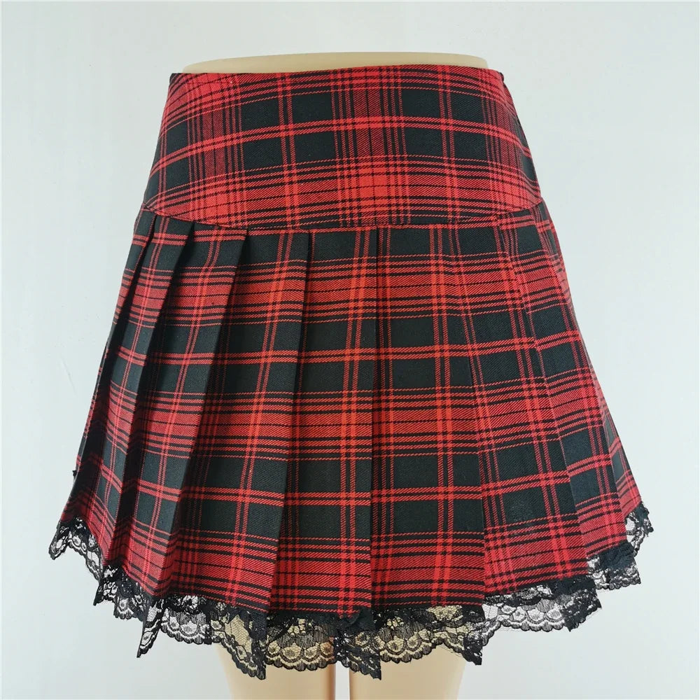 High Waist Utility Pocket Mini Skirt Punk Inspired Alternative Fashion Bottom