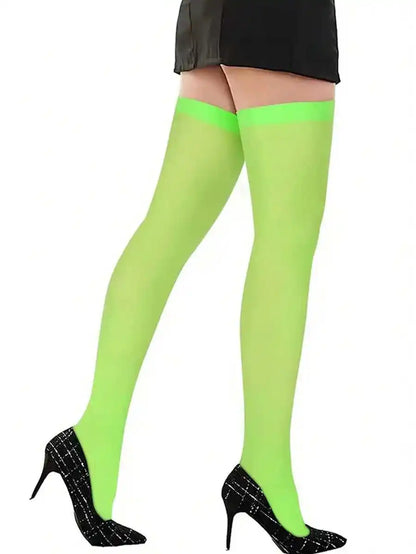 Lightweight Sheer Thigh High Stockings with Stretch Fit for Contemporary Everyday Fashion Styling