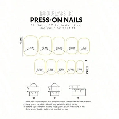 Elegant Lace Pattern Press On Nails with Romantic Vintage Inspired Artwork