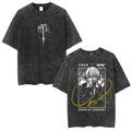 Dark Anime Goth Portrait Oversized Vintage Japanese Streetwear T-Shirt
