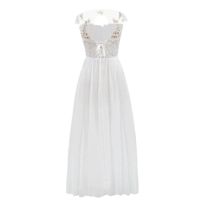 Flowing Open Back Maxi Dress With Soft Draped Movement