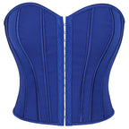Strapless Corset Top with Structured Boning and Sculpted Waist Silhouette