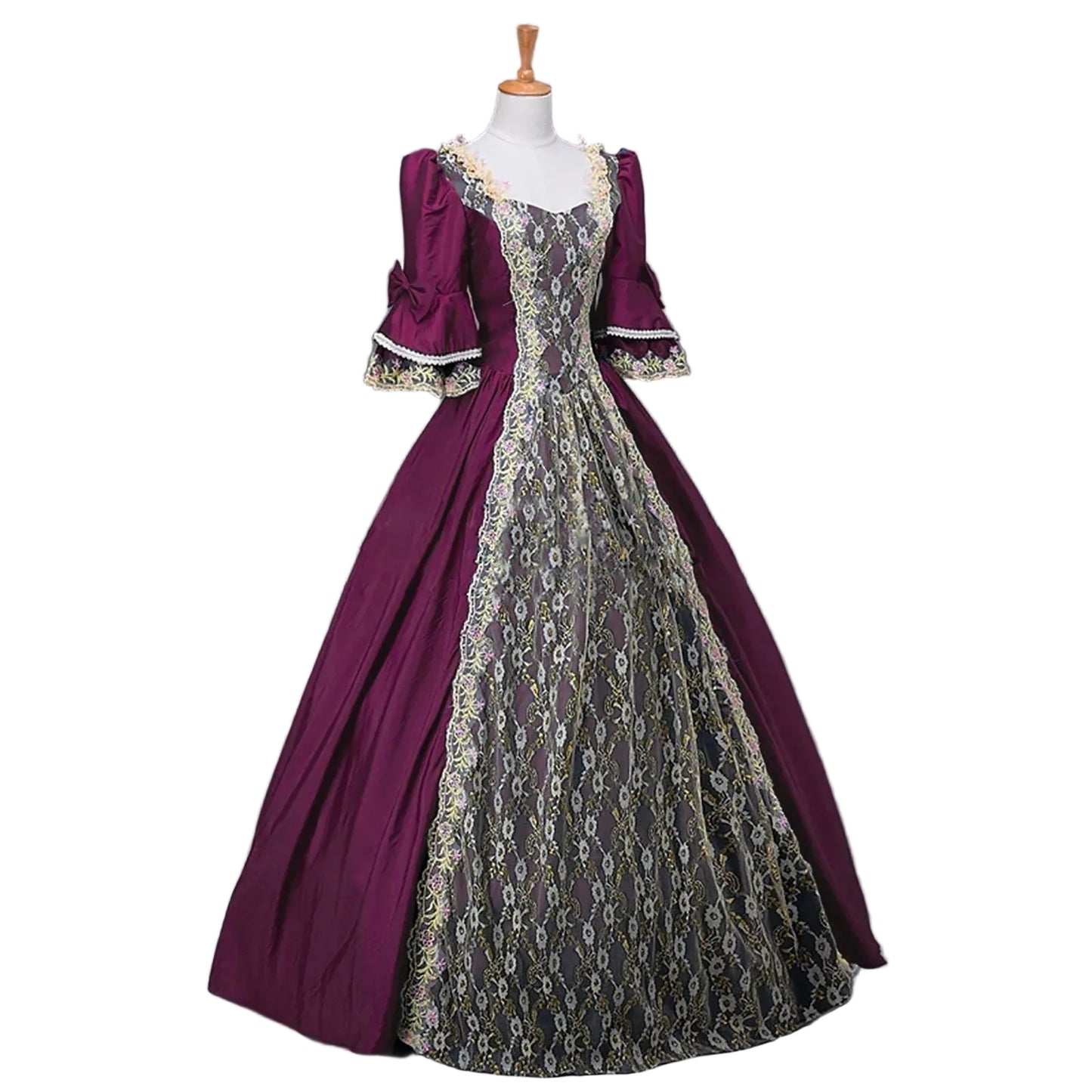 Royal Embroidered Medieval Inspired Alternative Fashion Ball Gown