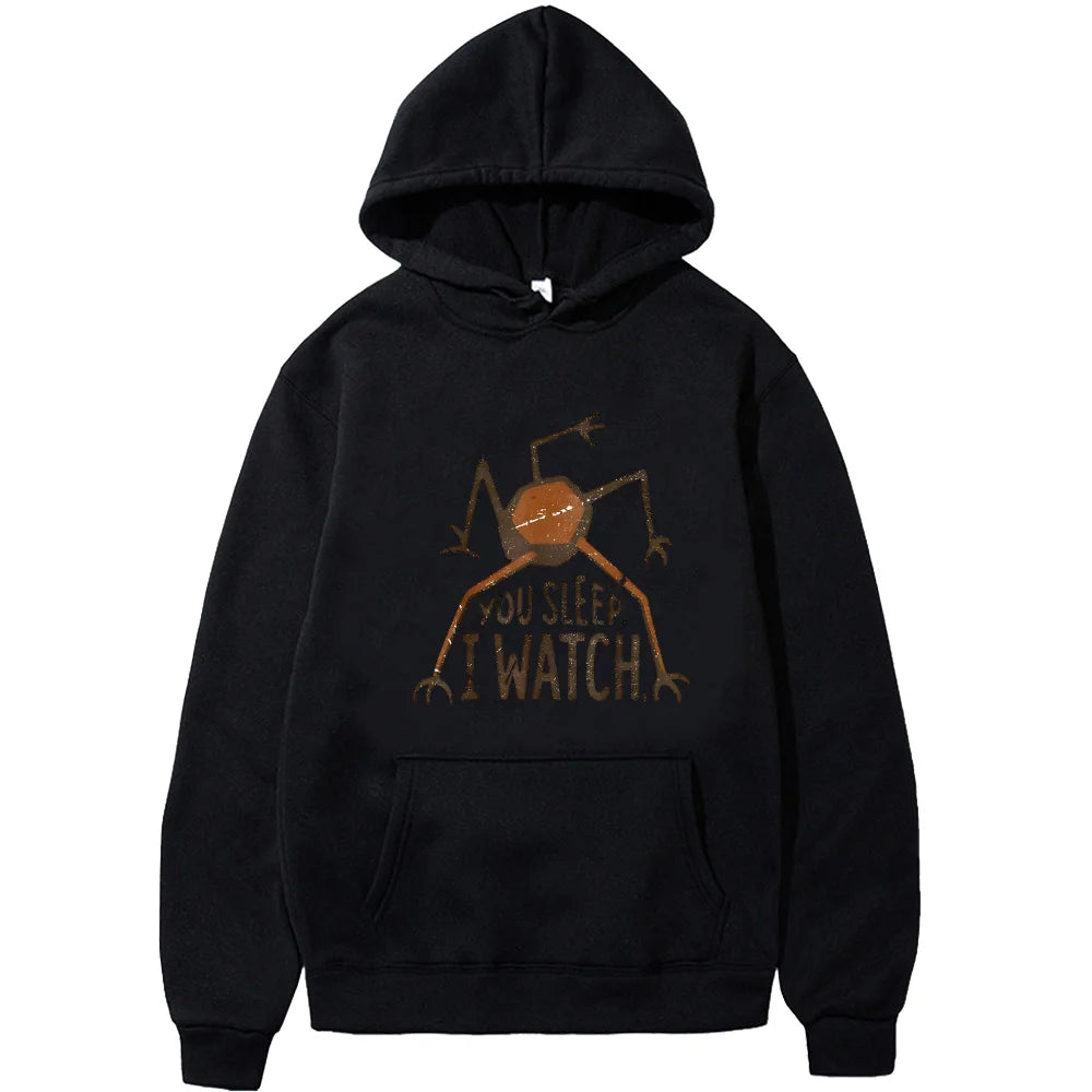 Minimalist Cat Graphic Hoodie with Relaxed Streetwear Fit and Front Artwork
