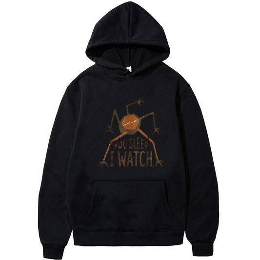 Minimalist Cat Graphic Hoodie with Relaxed Streetwear Fit and Front Artwork