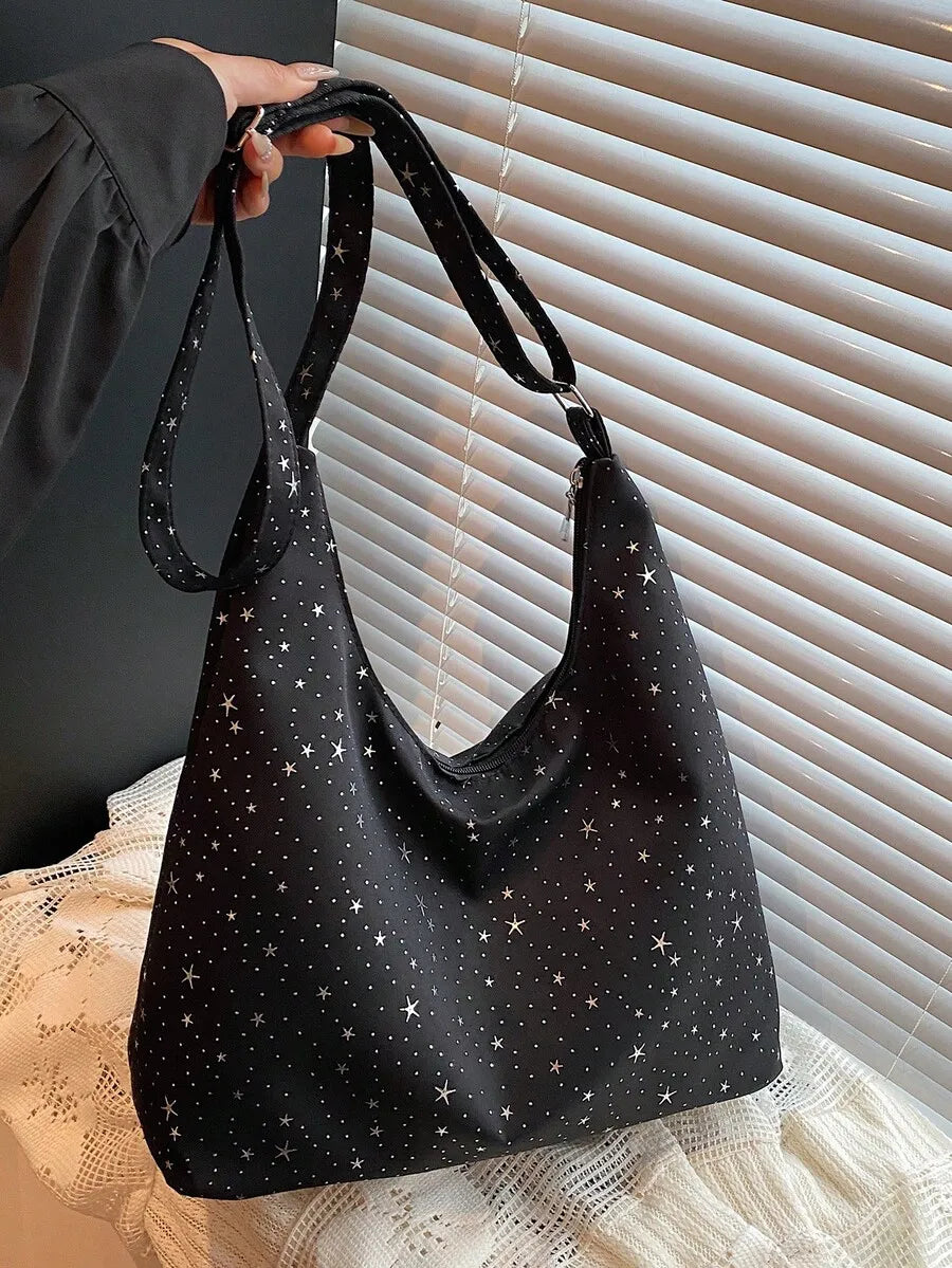 Large Slouchy Faux Leather Hobo Tote Bag with Relaxed Shoulder Design