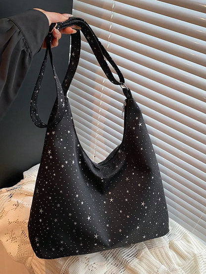 Large Slouchy Faux Leather Hobo Tote Bag with Relaxed Shoulder Design