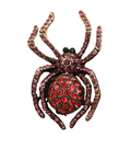 Vintage Gothic Spider Brooch Pin with Ornate Statement Insect Silhouette Design
