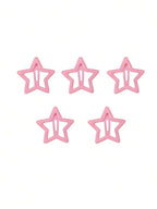 Y2K Star Hair Pin Set Celestial Alternative Fashion Accessories