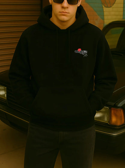 Oversized Graphic Streetwear Hoodie with Illustrative Artwork and Relaxed Fit