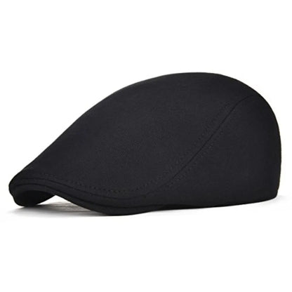 Classic Cotton Ivy Flat Cap Minimalist Driving Hat for Everyday Wear