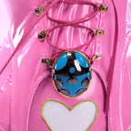 Women's Halter Cutout Bodysuit Set with Matching Gloves, Leg Bands and Coordinated Accessories