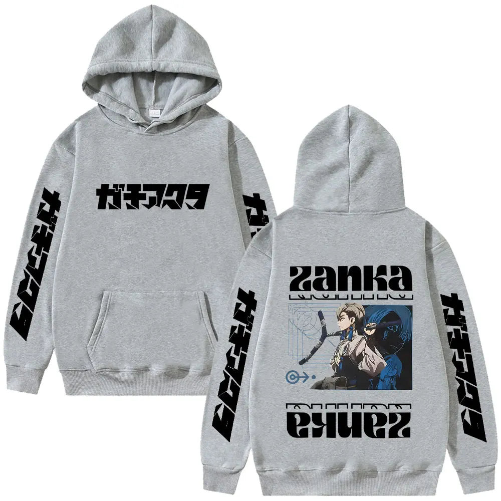 Anime Manga Streetwear Hoodie With Retro Graphic Panel Artwork Design