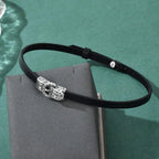 Vintage Bow Choker Necklace for Gothic Dark Feminine Alternative Fashion
