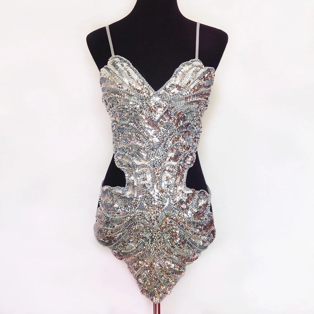 Allover Sequin Mini Dress With Sculpted Strapless Silhouette And Statement Shine