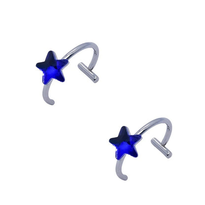 Punk Clip On Lip and Nose Ring Set for Alternative Styling