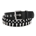 Bullet Chain Rivet Waist Belt for Gothic Punk Alternative Streetwear Styling