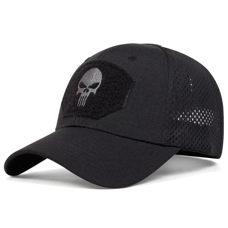 Unisex Mesh Baseball Cap with Graphic Embroidery for Outdoor Casual and Adventure Style
