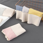 Six-Piece High-Waisted Modal Blend Color-Block Brief Set