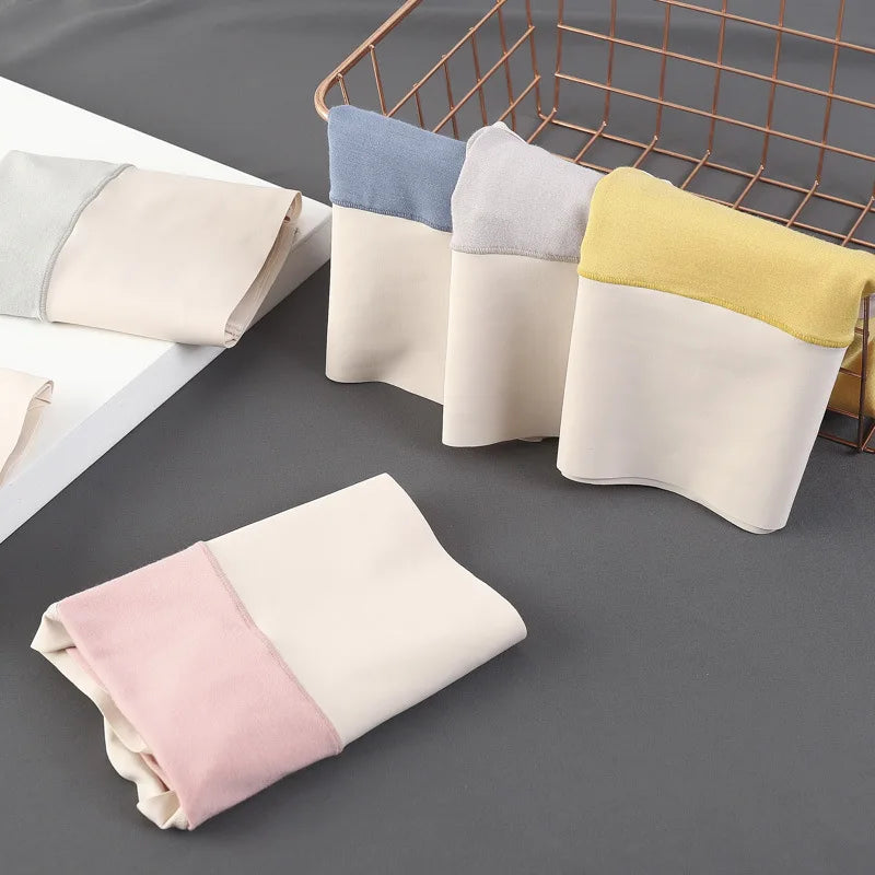 Six-Piece High-Waisted Modal Blend Color-Block Brief Set