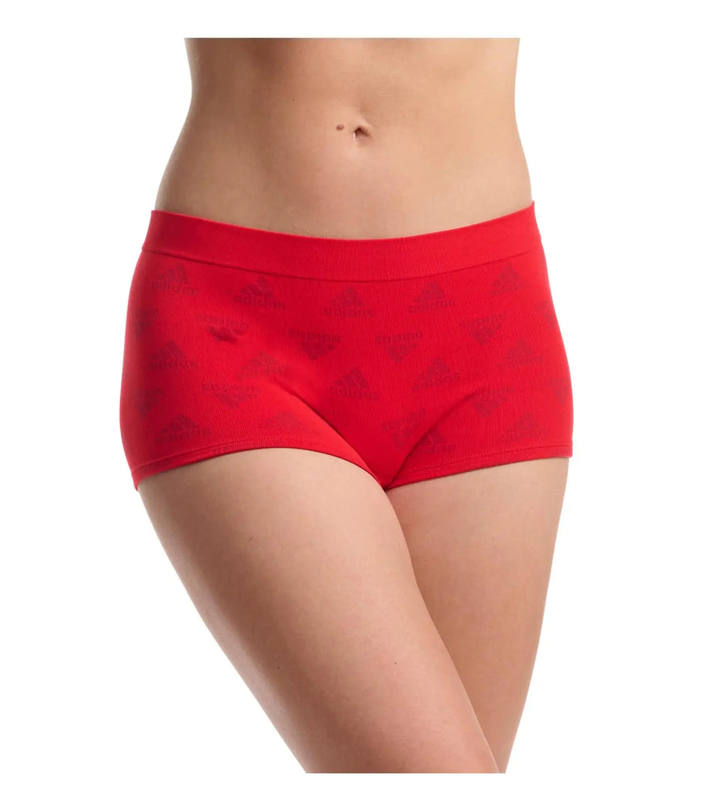 3-Piece Women’s Seamless Boyshort Panties Set with Full-Coverage Silhouette, Stretch-Looking Construction and Assorted Solid Colors