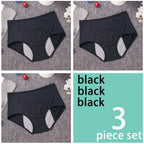 Five-Piece High-Waisted Absorbent Menstrual Brief Set