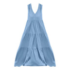 Flowing Tiered Maxi Dress With Relaxed Shape And Soft Movement