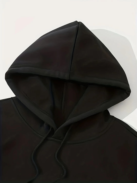 Anime-Inspired Flame Graphic Hoodie with Dark Manga Streetwear Energy