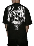 Infernal Anime Goth Oversized Vintage Streetwear Graphic Tee