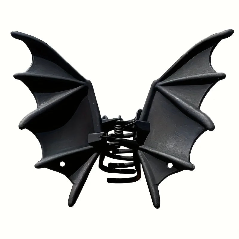 Gothic Bat Wing Hair Claw Clip Alternative Statement Hairstyle Accessory