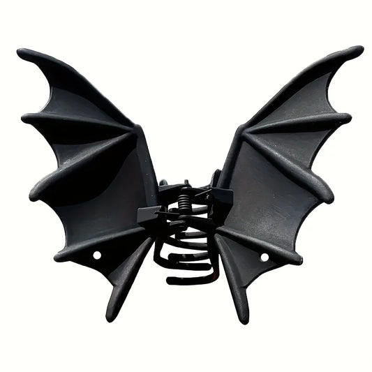 Gothic Bat Wing Hair Claw Clip Alternative Statement Hairstyle Accessory