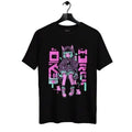 Anime Goth Retro Graphic Shirt with Pixel Manga Streetwear Artwork