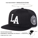 Embroidered Flat Brim Snapback Cap Adjustable Streetwear Hip Hop Fashion Hat