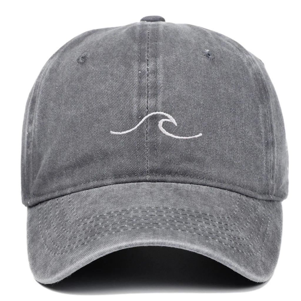 Unisex Washed Baseball Cap with Minimal Embroidered Detail for Casual Everyday Streetwear Style