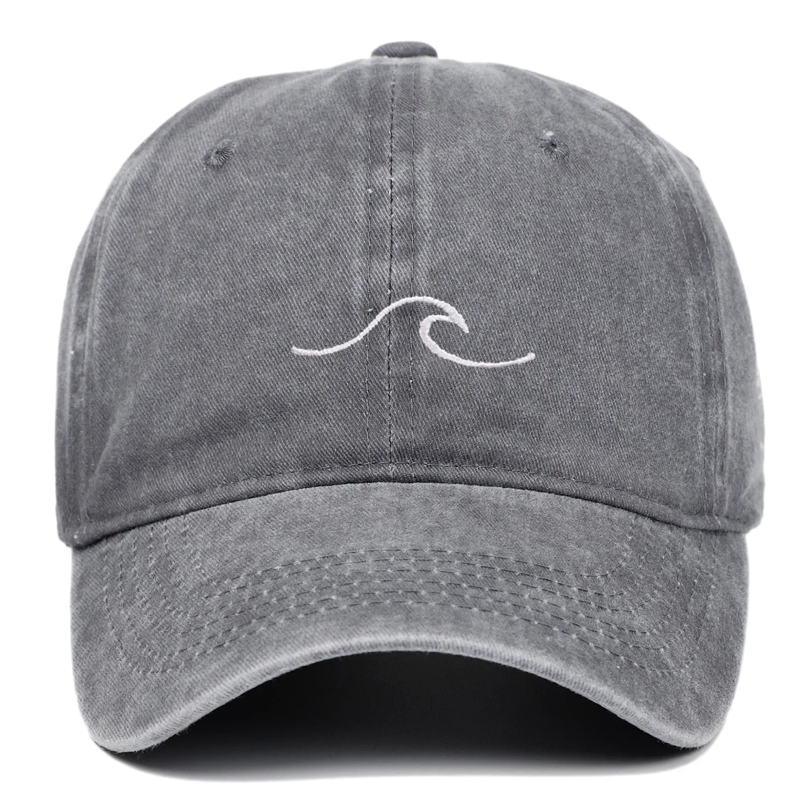 Unisex Washed Baseball Cap with Minimal Embroidered Detail for Casual Everyday Streetwear Style