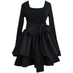 Layered Ruffle Gothic Dress for Kawaii Alternative Fashion