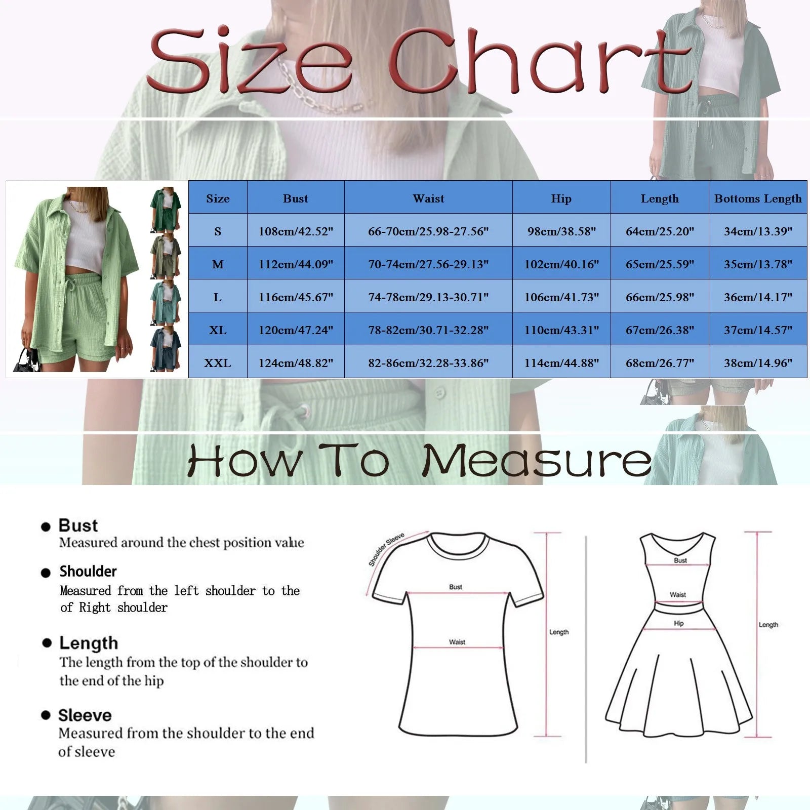 Women's Relaxed Shirt and Shorts Co-Ord Set Contemporary Casual Outfit