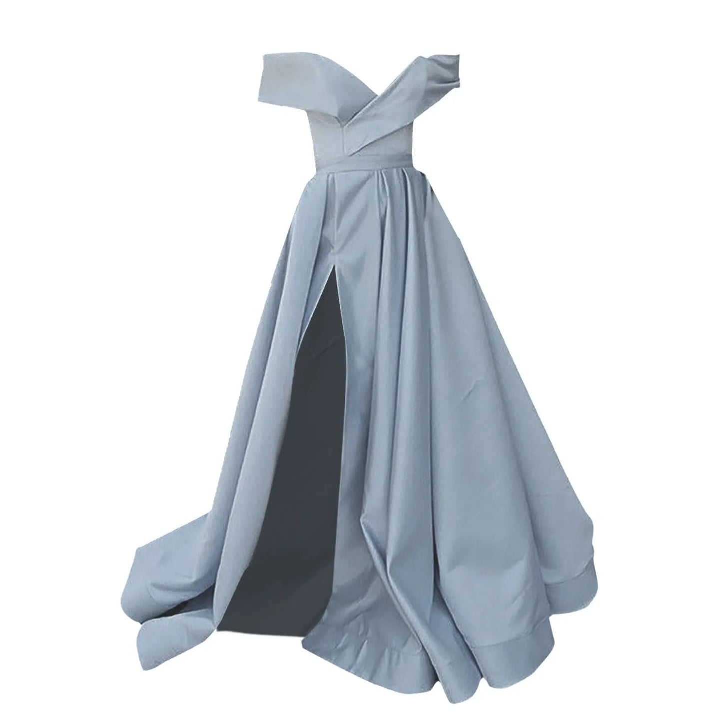 Off Shoulder High Slit Formal Alternative Evening Gown Dress