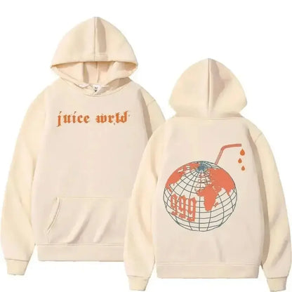 Oversized Back Graphic Hoodie with Minimal Front Detail Streetwear Design