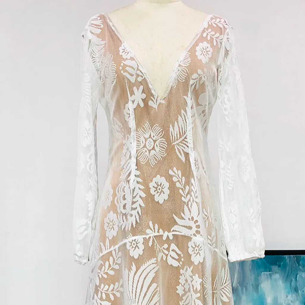 Ornate Embroidered Gothic Luxe Alternative Evening Gown