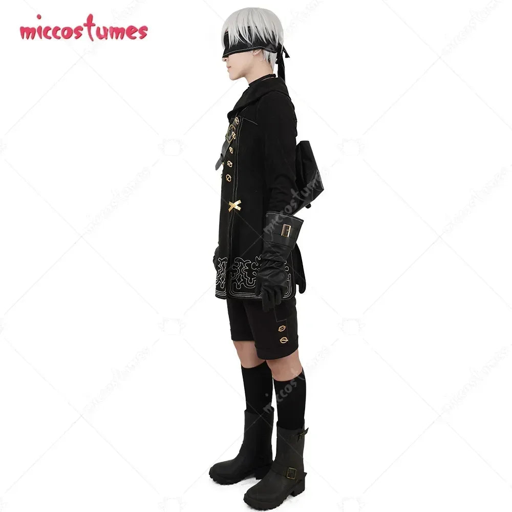 Men's Layered Utility Outfit Set with Long Sleeve Top and Fashion Accessories Collection