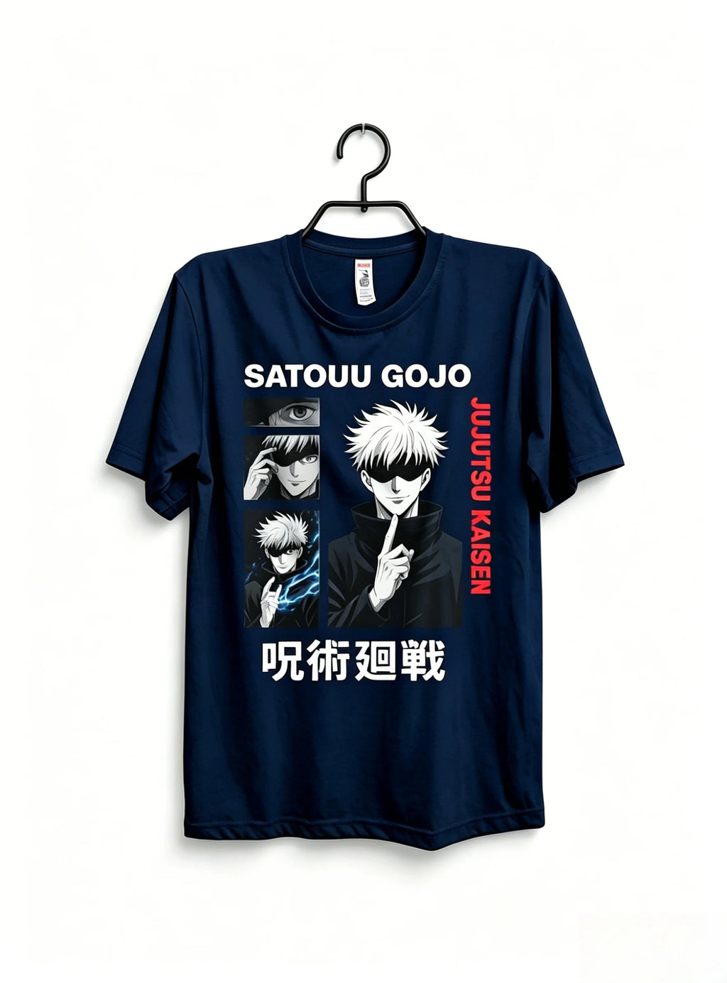 Anime Sorcerer Oversized Japanese Streetwear Graphic Cotton Casual T-Shirt