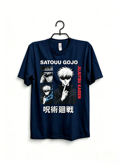 Anime Sorcerer Oversized Japanese Streetwear Graphic Cotton Casual T-Shirt