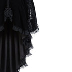 Velvet Asymmetrical Gothic Dress with Dark Romantic Alternative Style