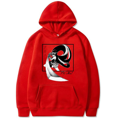 Anime Manga Streetwear Hoodie With Retro Graphic Illustration Artwork Design