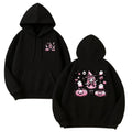 Kawaii Anime Streetwear Hoodie with Manga Art Oversized Casual Pullover Style
