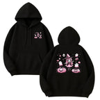 Kawaii Anime Streetwear Hoodie with Manga Art Oversized Casual Pullover Style